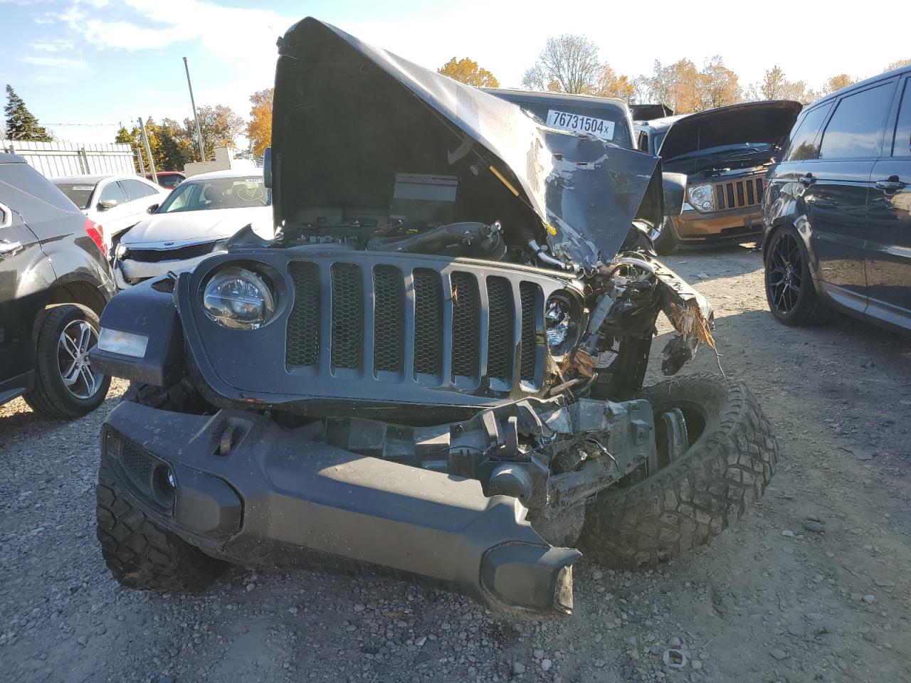 2021 Jeep Wrangler Unlimited Sport VIN: 1C4HJXDN7MW599321 Lot: 76731504