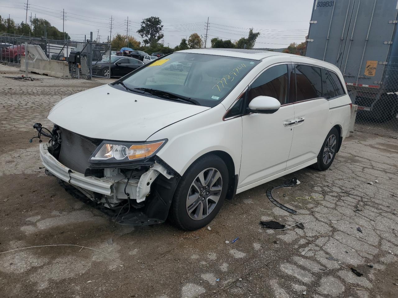 2016 Honda Odyssey Touring VIN: 5FNRL5H92GB016968 Lot: 77739744