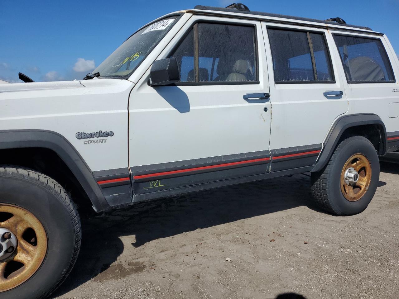 1993 Jeep Cherokee Sport VIN: 1J4FJ68S4PL555701 Lot: 76020714