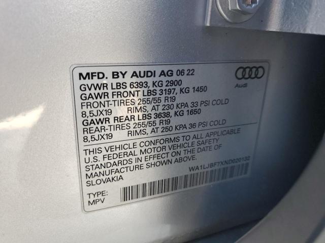 WA1LJBF7XND020132 Audi Q7 PREMIUM 13