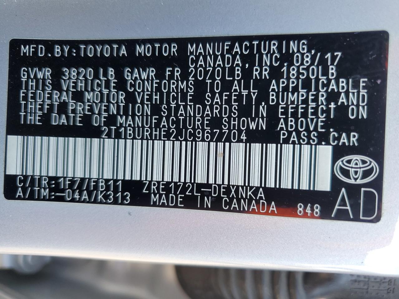 2018 Toyota Corolla - Image 12