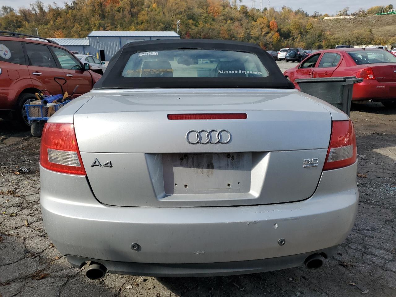 2006 Audi A4 Quattro VIN: WAUDT48H26K001588 Lot: 77682844