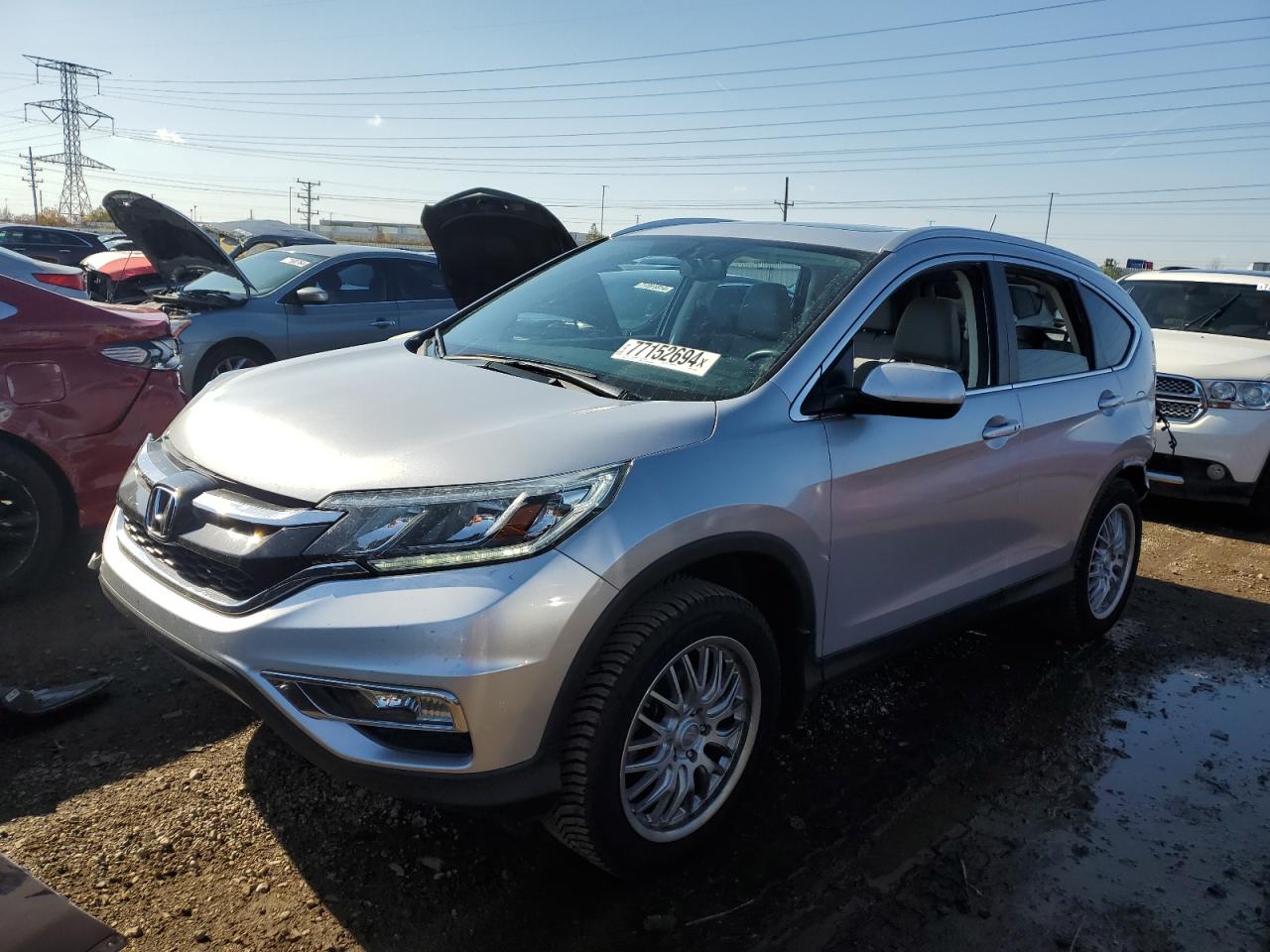 2015 Honda Cr-V Exl VIN: 2HKRM3H73FH542459 Lot: 77152694