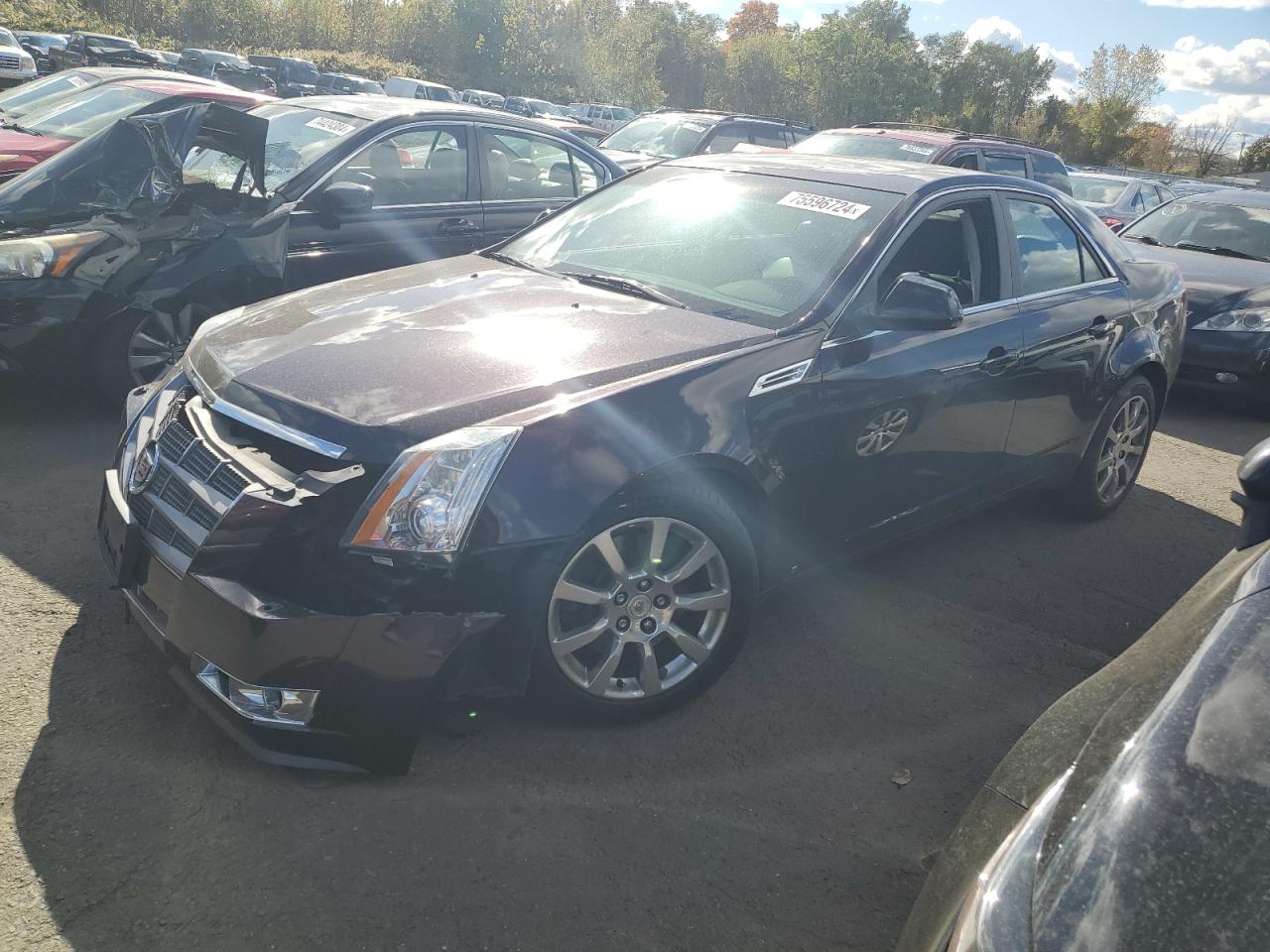 2008 Cadillac Cts Hi Feature V6 продається в New Britain, CT - Front End