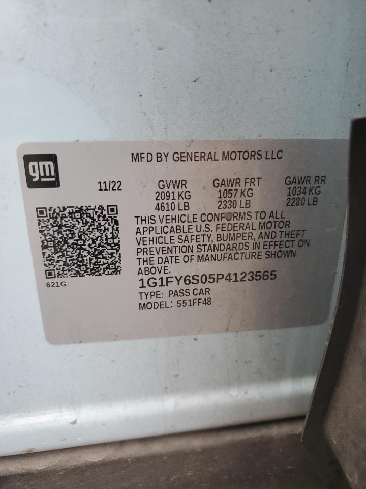 1G1FY6S05P4123565 2023 Chevrolet Bolt Euv Lt