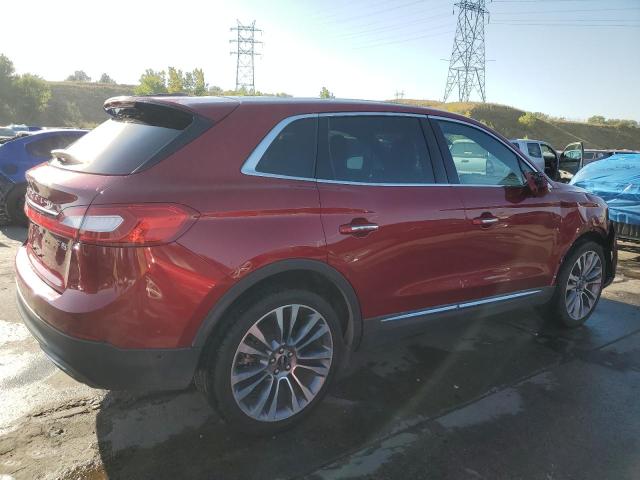  LINCOLN MKX 2016 Бургунди