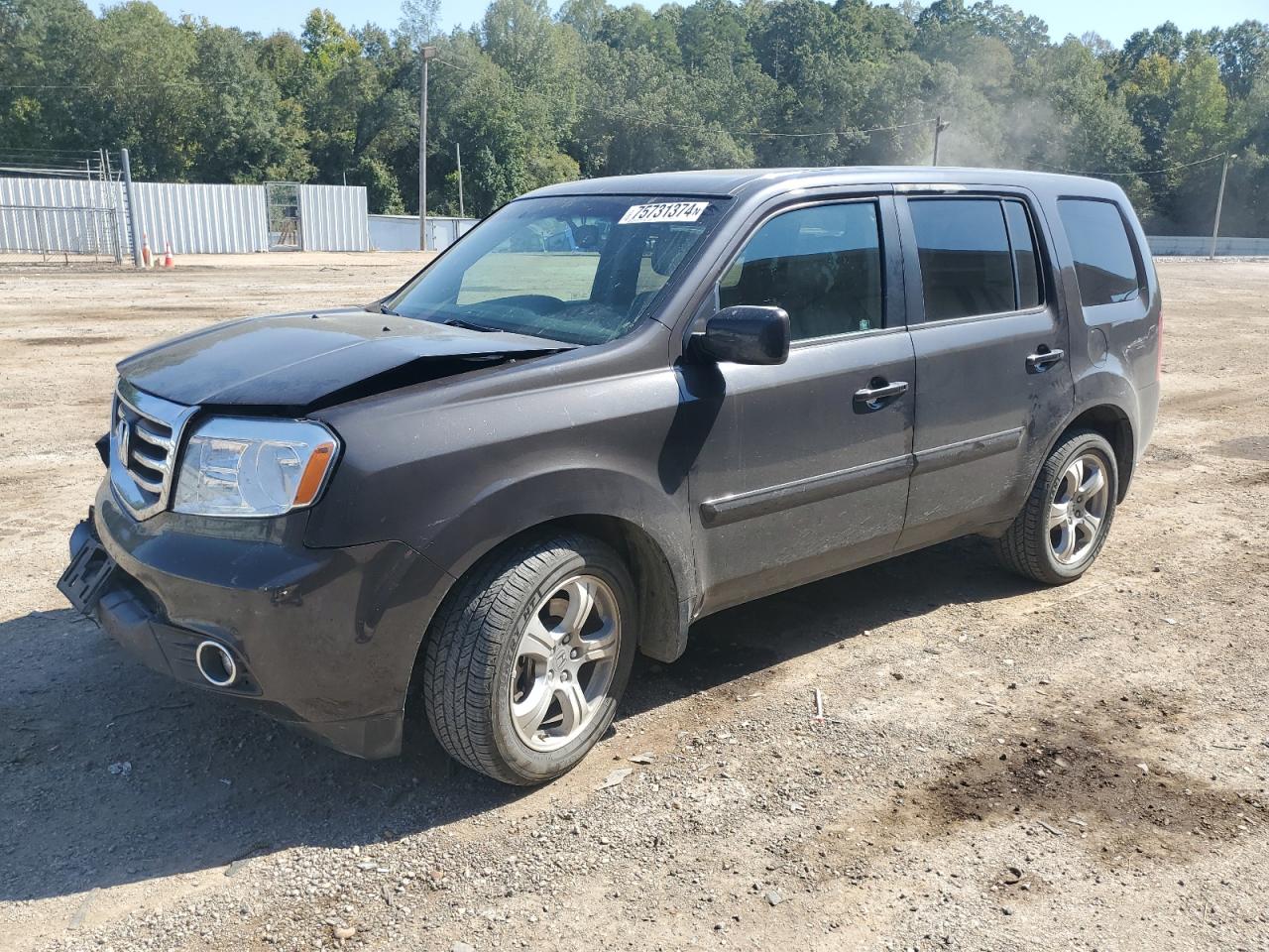 2012 Honda Pilot Exl VIN: 5FNYF3H58CB031344 Lot: 75731374