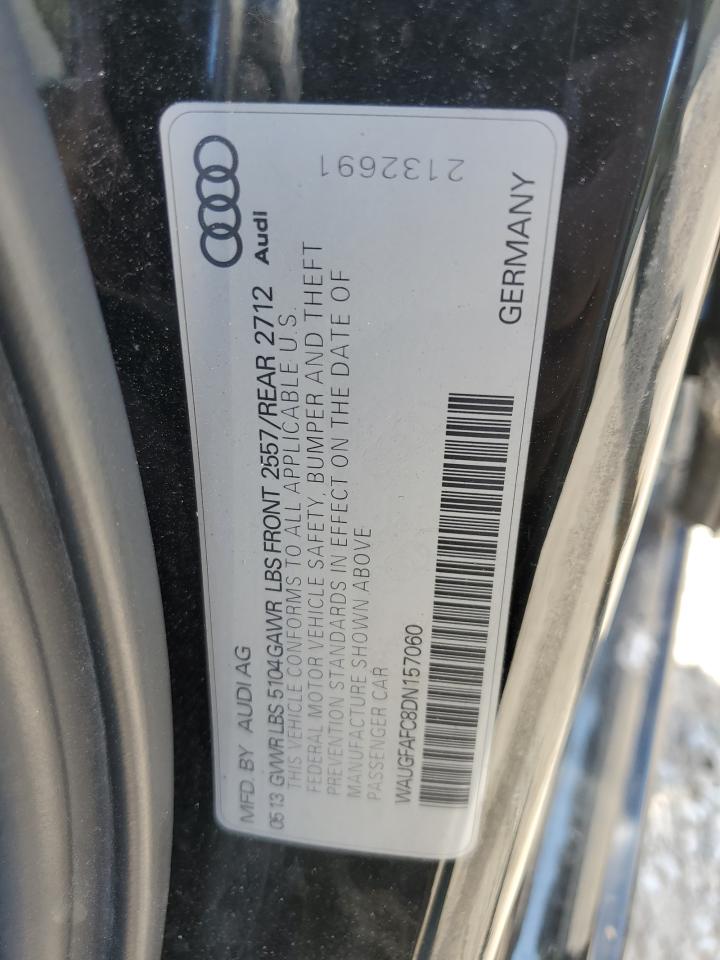 2013 Audi A6 Premium Plus VIN: WAUGFAFC8DN157060 Lot: 75666654