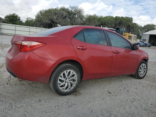  TOYOTA COROLLA 2017 Czerwony