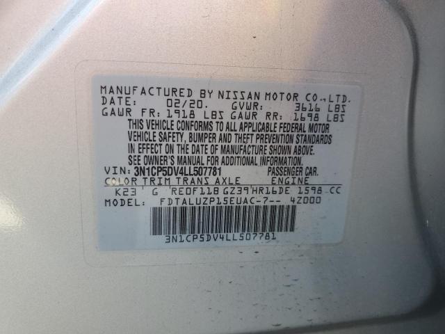 3N1CP5DV4LL507781 Nissan Kicks SR 12