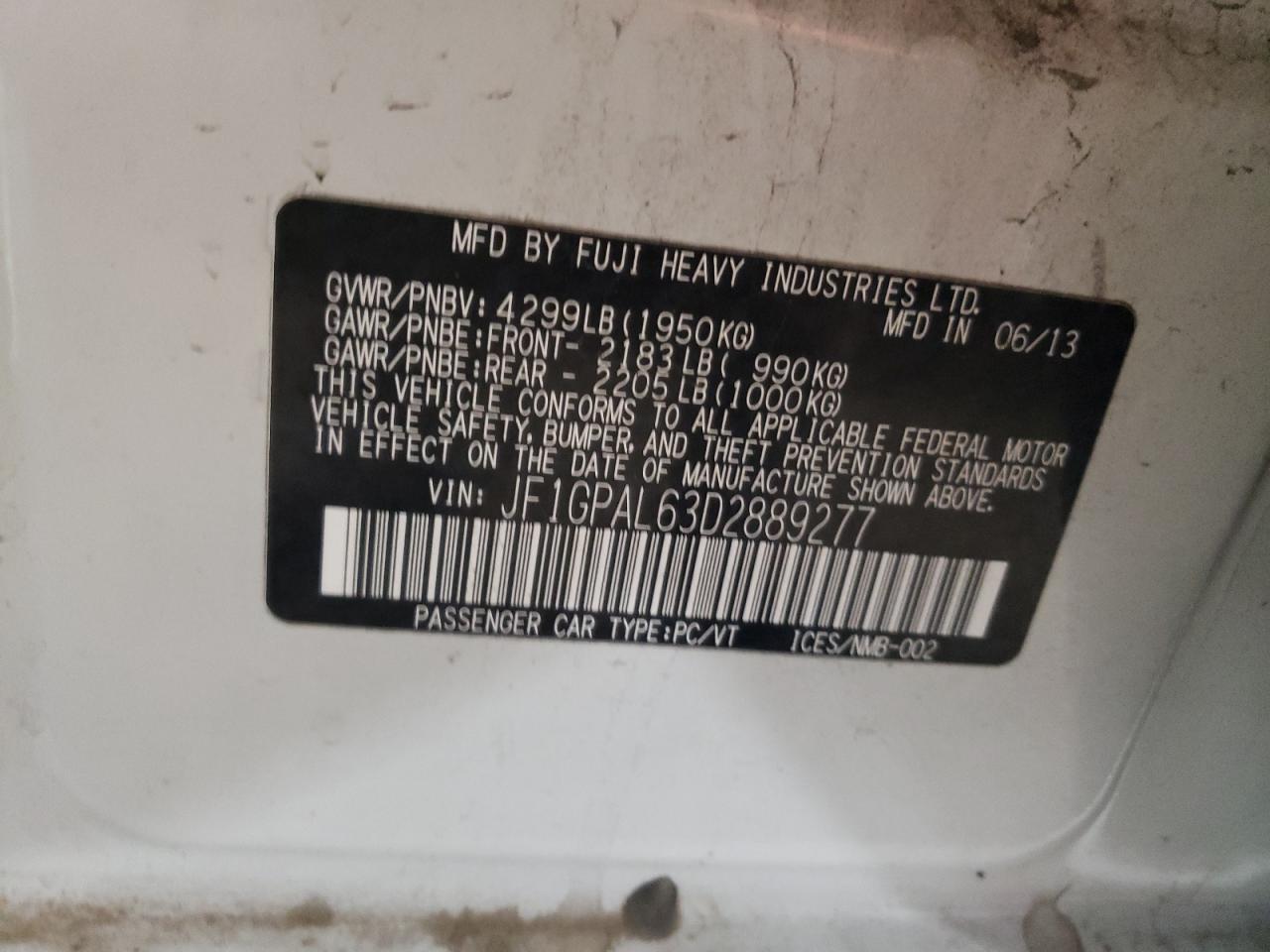 2013 Subaru Impreza - Image 13
