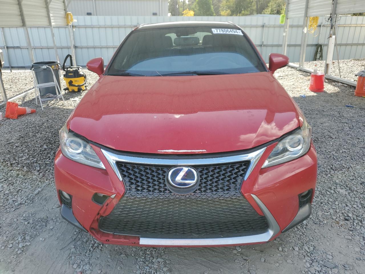 VIN JTHKD5BH8F2223699 2015 LEXUS CT 200 no.5