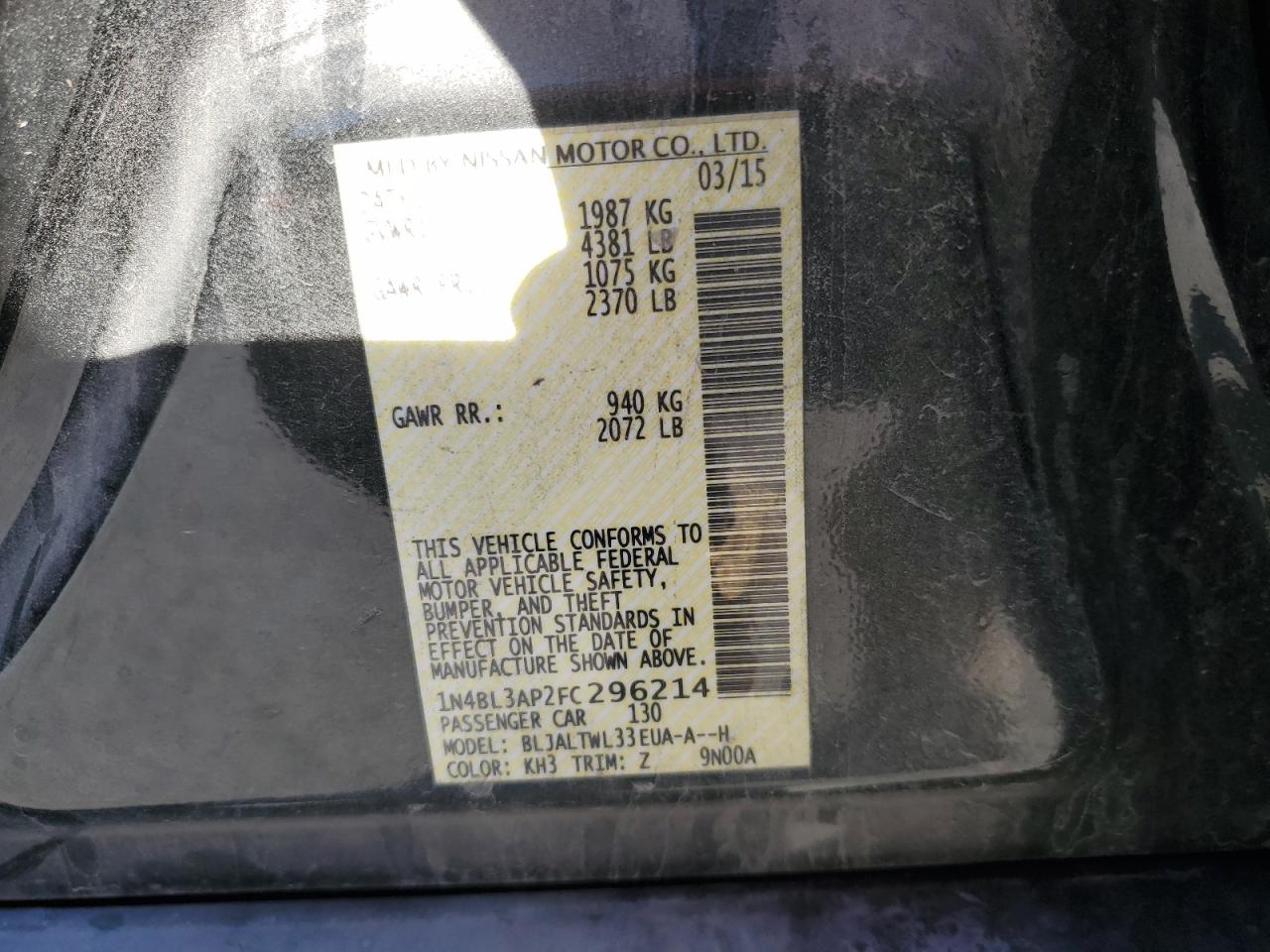 2015 Nissan Altima - Image 14