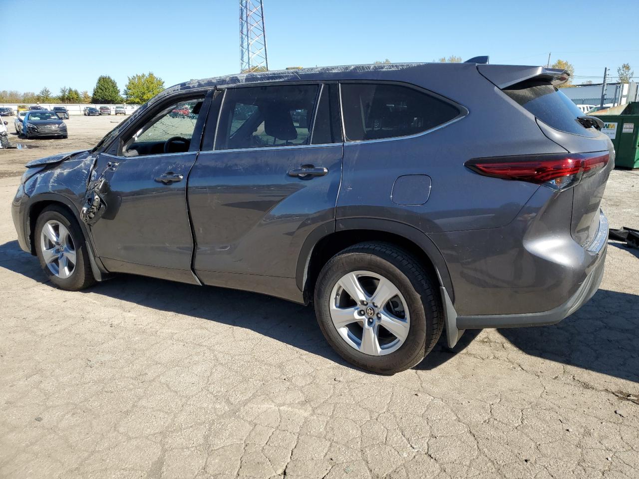 2021 Toyota Highlander L VIN: 5TDCZRBH3MS531982 Lot: 76771984