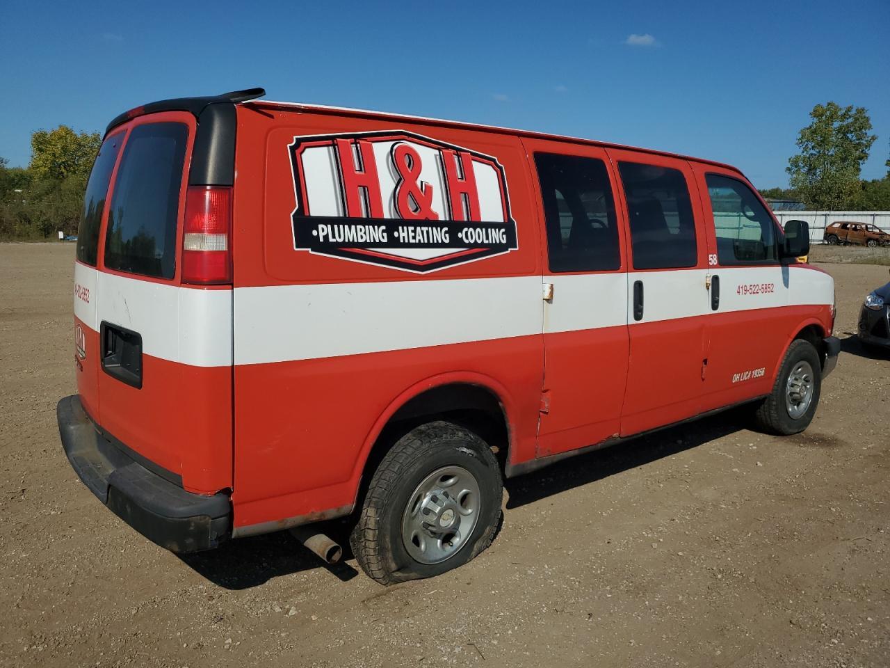 2008 Chevrolet Express G2500 VIN: 1GCGG25K581102481 Lot: 76264344