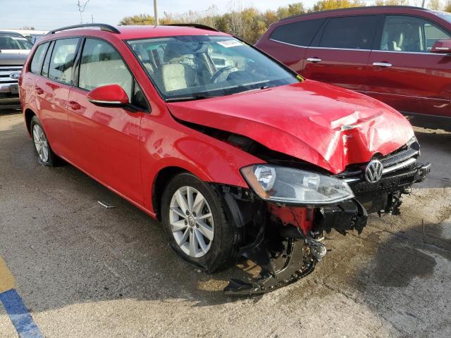  VOLKSWAGEN GOLF 2015 Червоний
