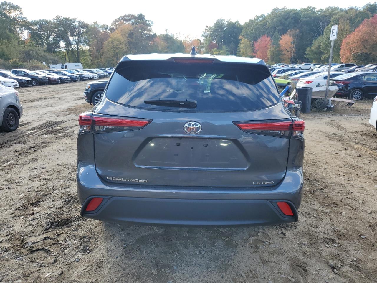 2022 Toyota Highlander L VIN: 5TDBZRBH0NS243365 Lot: 74871354