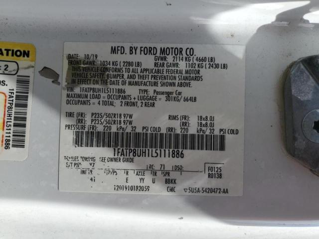 1FATP8UH1L5111886 Ford All Models MUSTANG 12