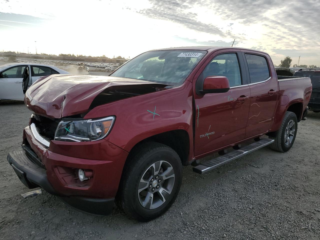 2019 Chevrolet Colorado Lt VIN: 1GCGSCEN9K1180414 Lot: 77430314