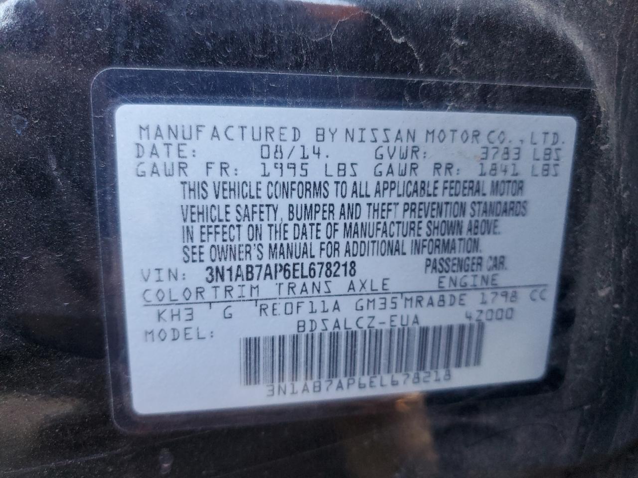 2014 Nissan Sentra - Image 15