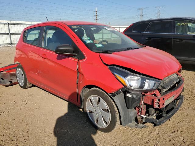  CHEVROLET SPARK 2017 Czerwony