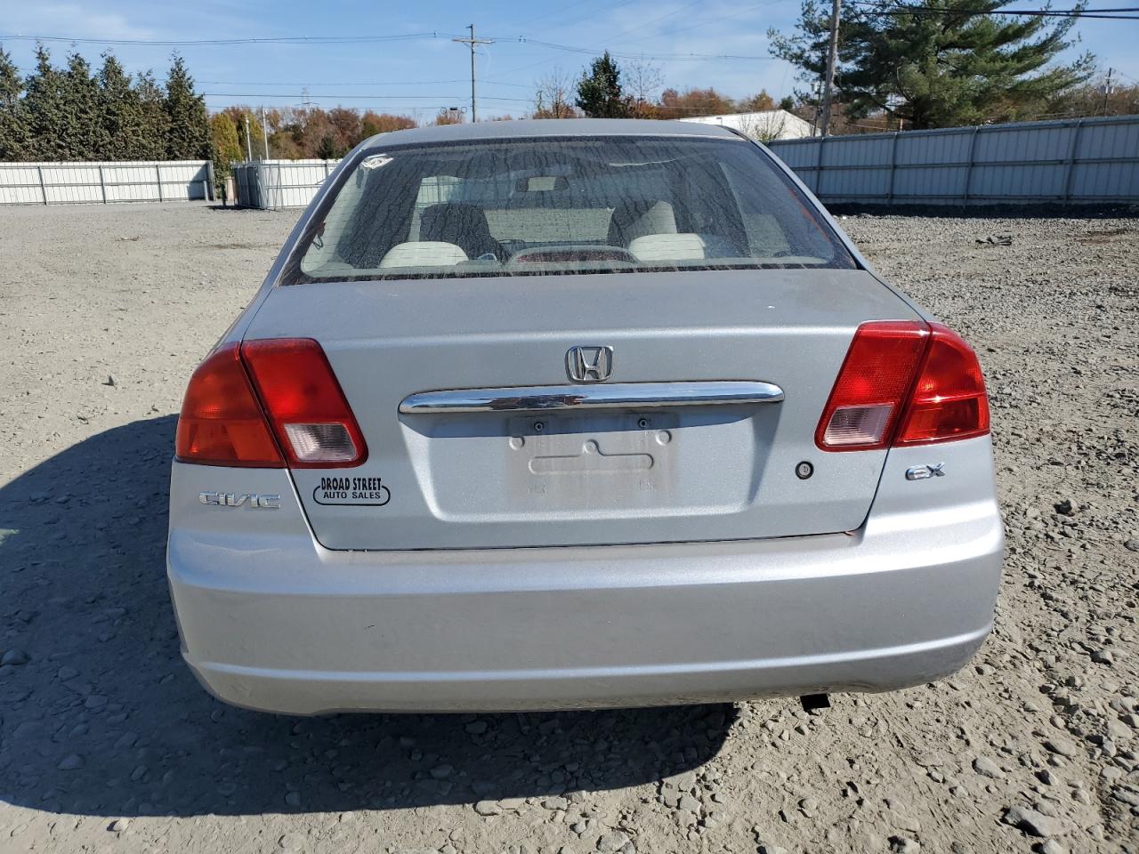 2001 Honda Civic Ex VIN: JHMES26761S002047 Lot: 78184564