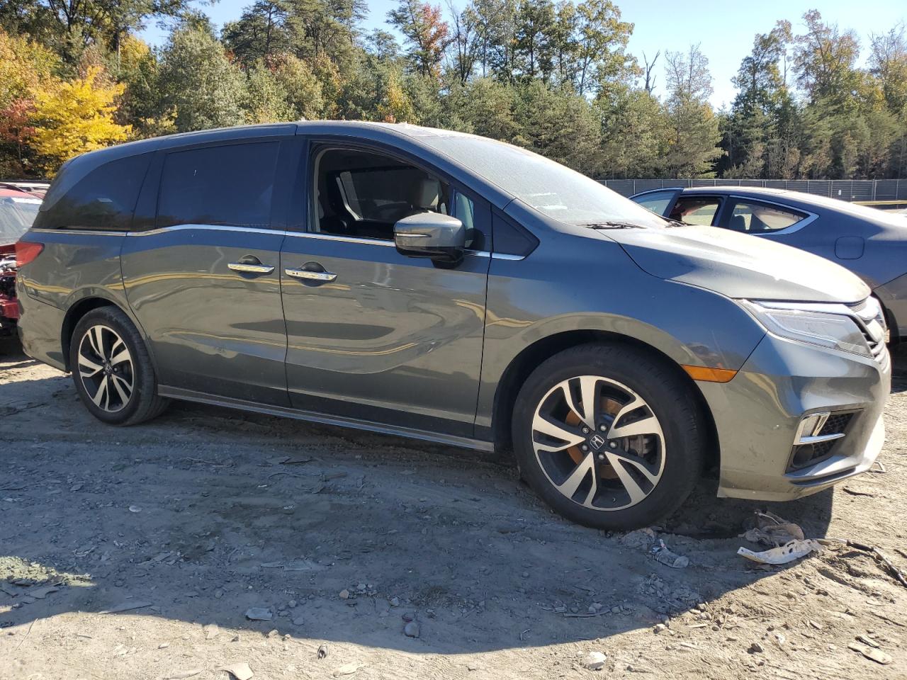 2018 Honda Odyssey Elite VIN: 5FNRL6H97JB024383 Lot: 76993554