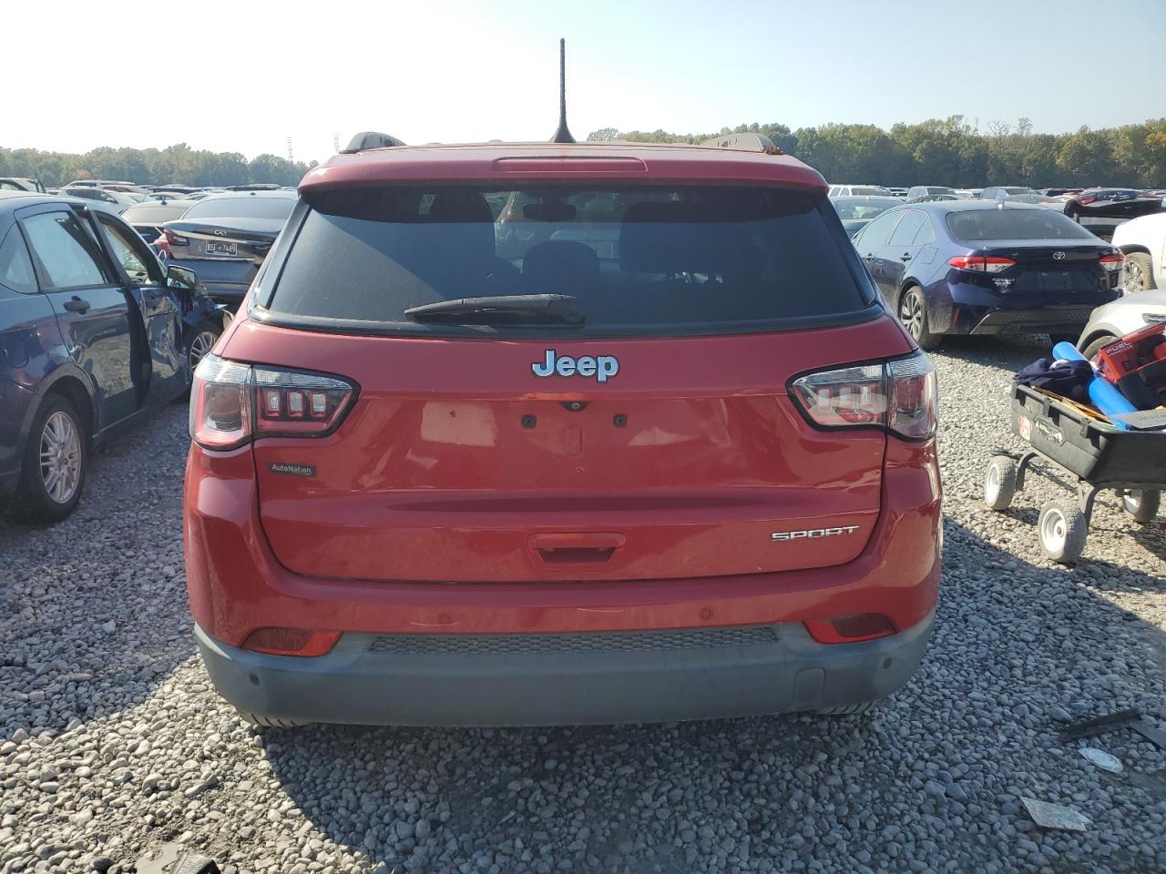 2018 Jeep Compass Sport VIN: 3C4NJCAB0JT204113 Lot: 76055434