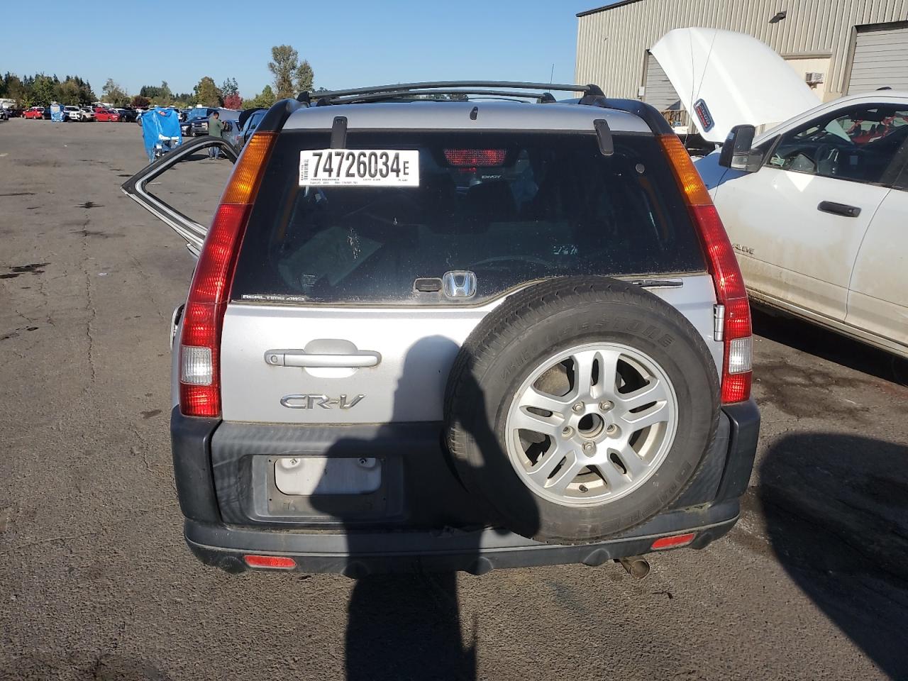 2002 Honda Cr-V Ex VIN: JHLRD78842C030394 Lot: 74726034