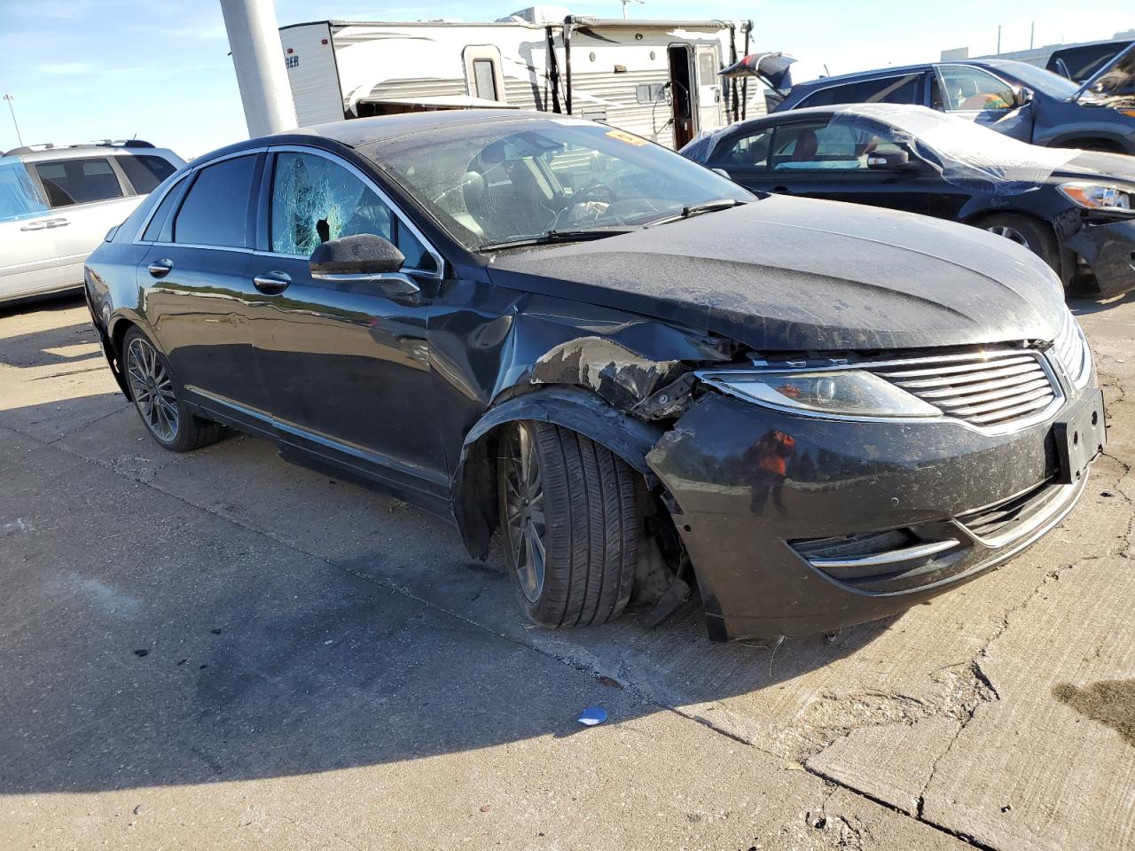 VIN 3LN6L2JK0DR800599 2013 LINCOLN MKZ no.4