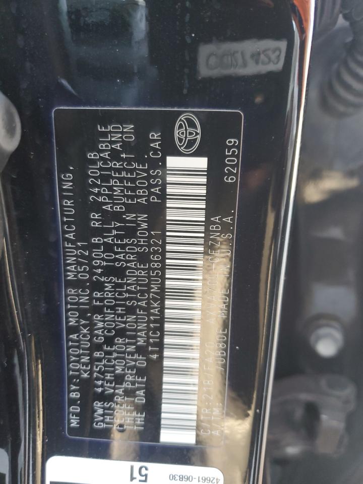 2021 Toyota Camry - Image 12