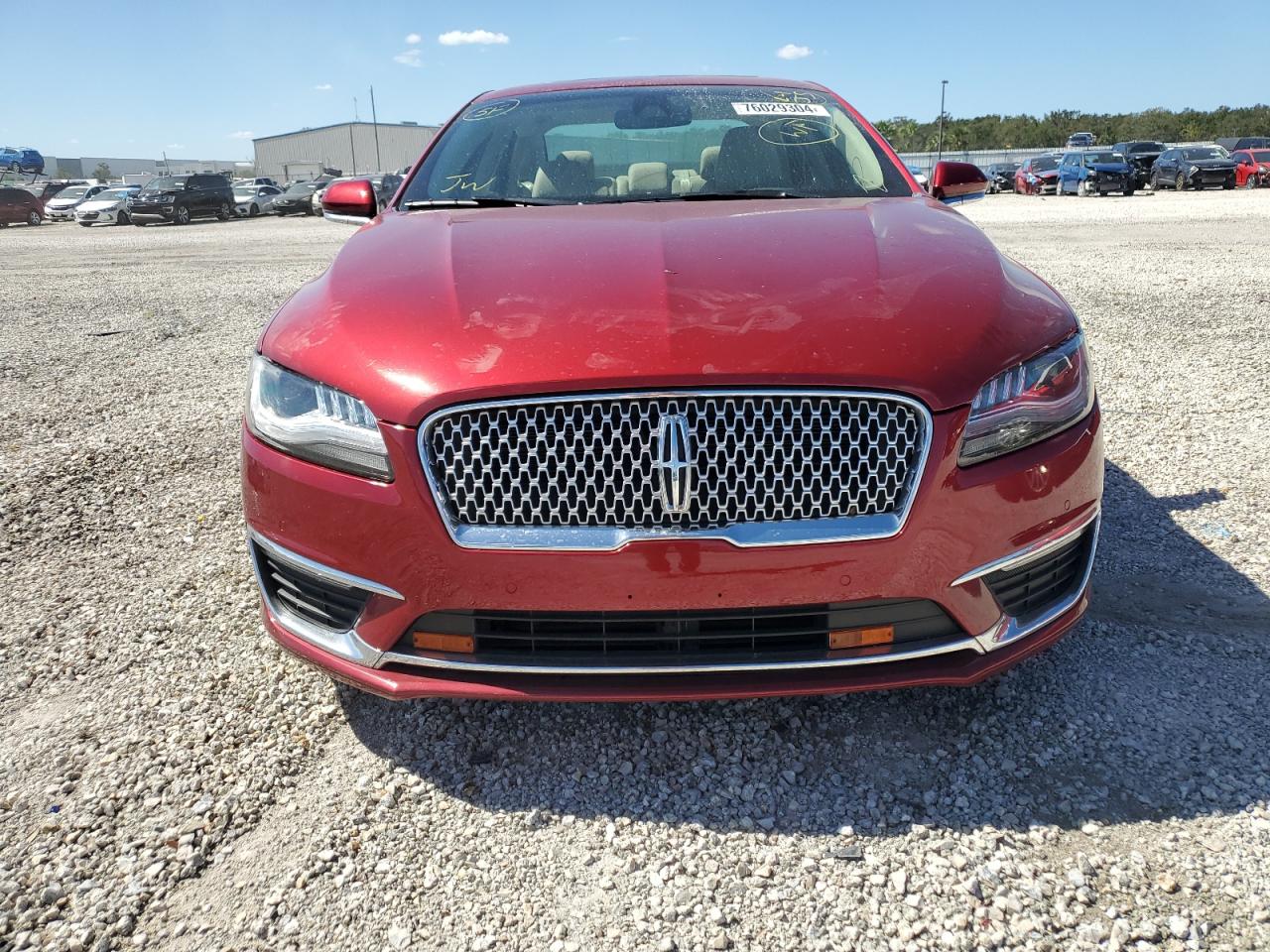 2019 Lincoln Mkz Reserve Ii VIN: 3LN6L5MUXKR620994 Lot: 76029304