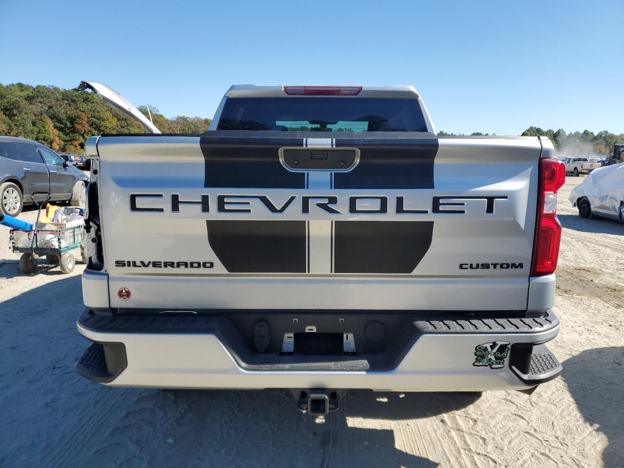 2022 Chevrolet Silverado Ltd K1500 Custom VIN: 1GCPYBEK3NZ190599 Lot: 76968774