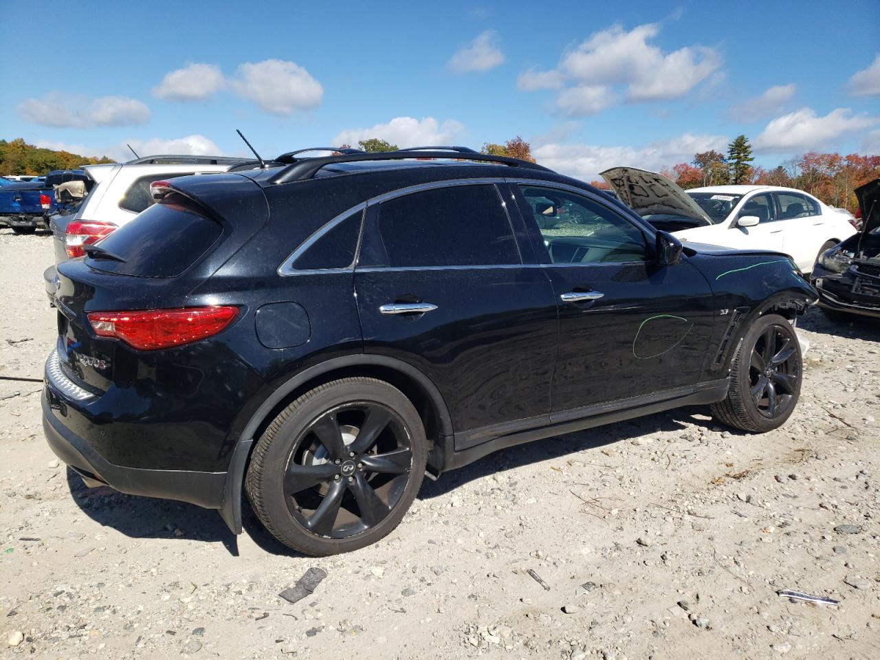 2015 Infiniti Qx70 VIN: JN8CS1MW9FM480525 Lot: 75249884