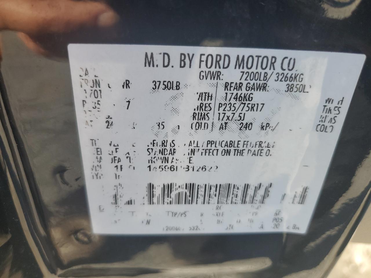 1FTPX14596NB12622 2006 Ford F150