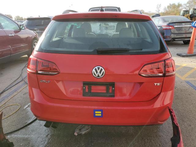  VOLKSWAGEN GOLF 2015 Червоний