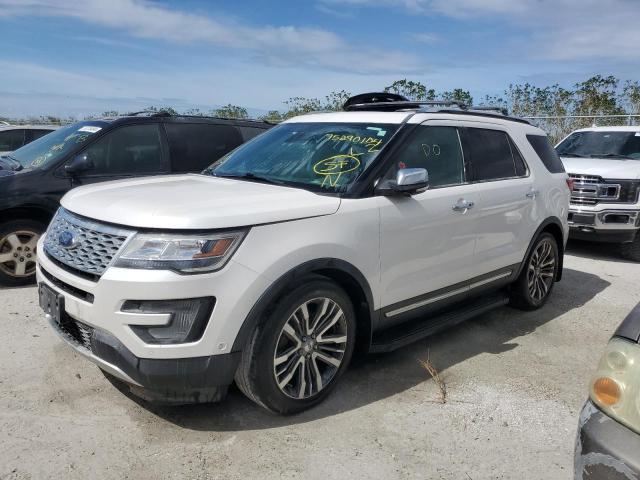 2017 Ford Explorer Platinum продається в Riverview, FL - Water/Flood