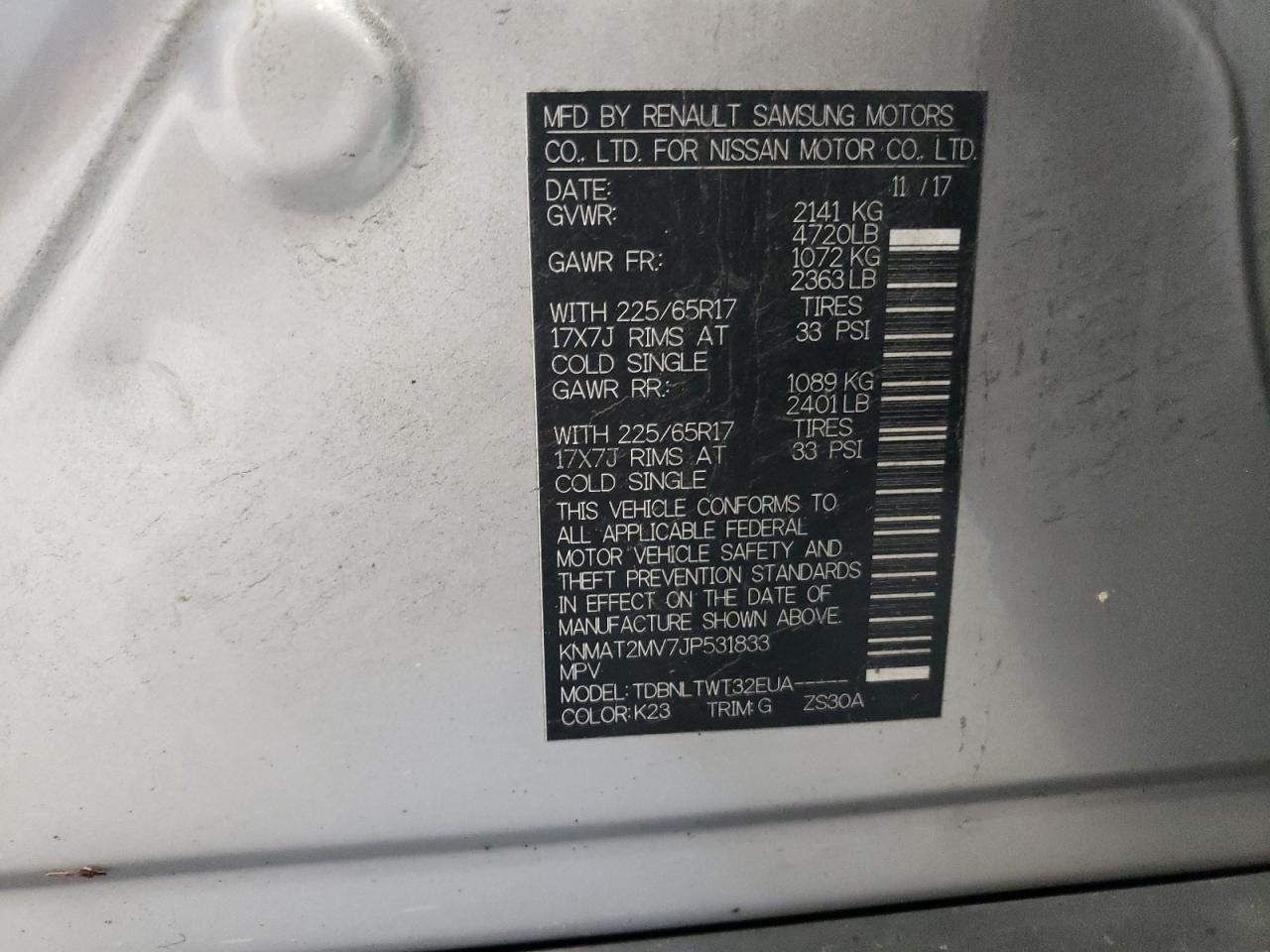 2018 Nissan Rogue - Image 15