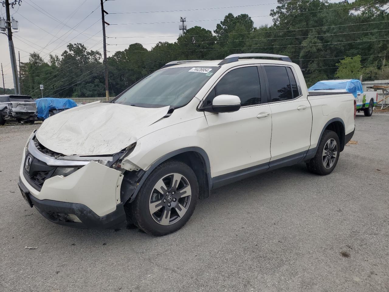 2017 Honda Ridgeline Rtl VIN: 5FPYK3F57HB011387 Lot: 74426954