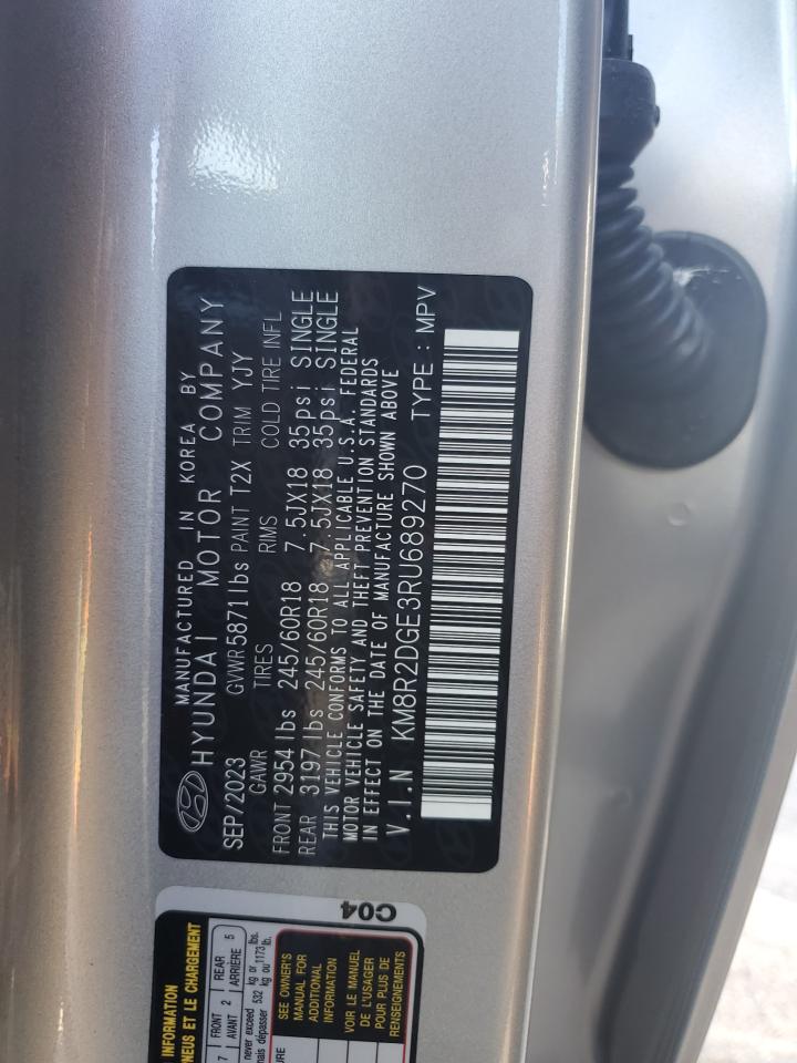 KM8R2DGE3RU689270 2024 Hyundai Palisade Sel