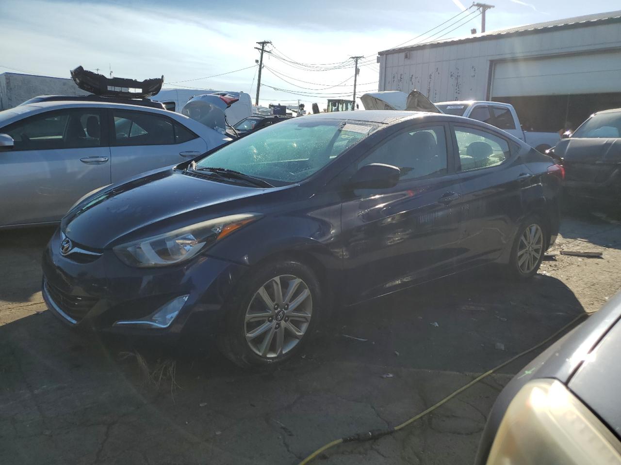 VIN 5NPDH4AE6EH493785 2014 HYUNDAI ELANTRA no.1