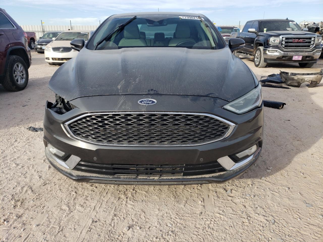 2017 Ford Fusion Titanium VIN: 3FA6P0K96HR209052 Lot: 77998214