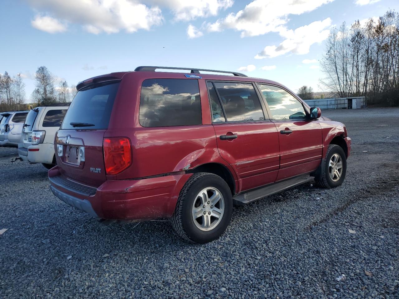 2004 Honda Pilot Exl VIN: 2HKYF18574H603995 Lot: 76495914