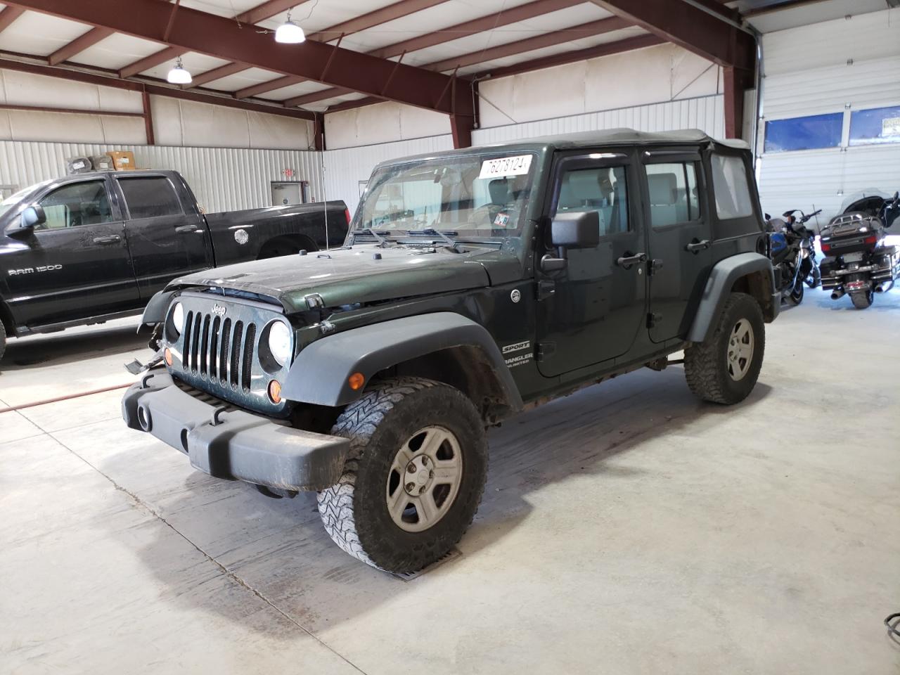 2010 Jeep Wrangler Unlimited Sport VIN: 1J4BA3H1XAL154827 Lot: 76278124