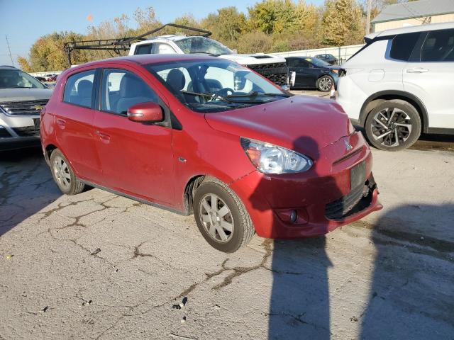 Hatchbacks MITSUBISHI MIRAGE 2015 Czerwony