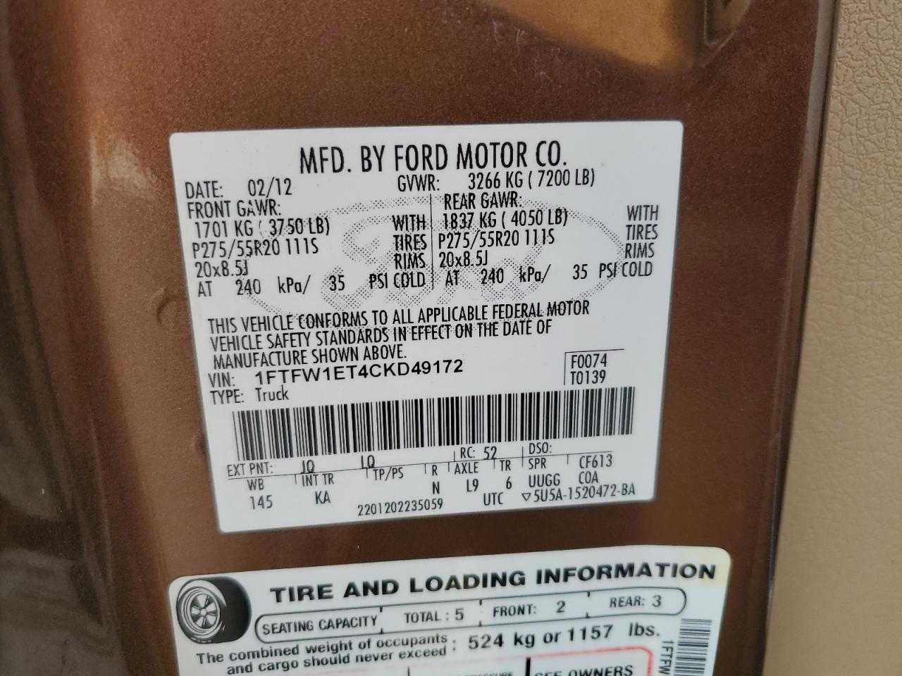 2012 Ford F-150 - Image 14