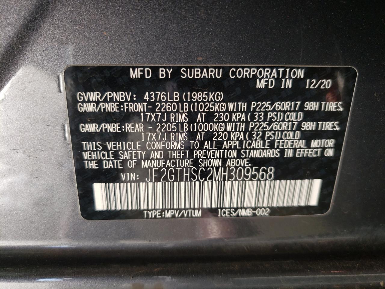 2021 Subaru XV - Image 13