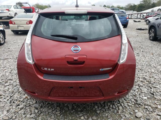 Hatchbacks NISSAN LEAF 2015 Red