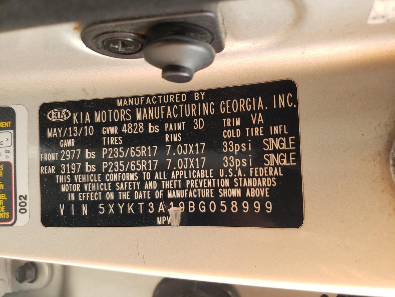 2011 Kia Sorento - Image 12