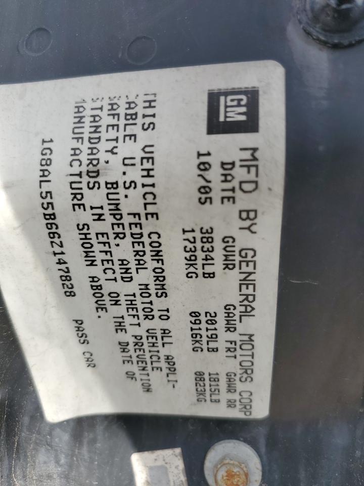 1G8AL55B66Z147828 2006 Saturn Ion Level 3